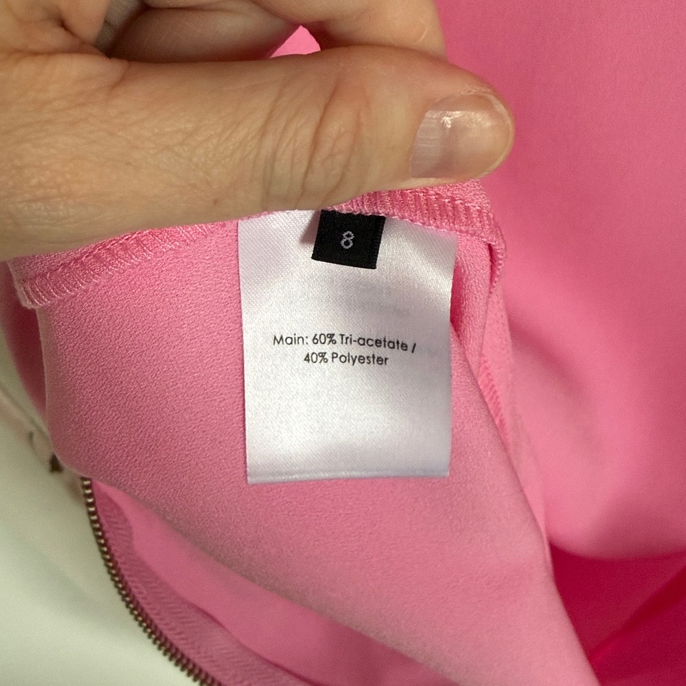 Alex Perry Pink Bustier Corset Midi Dress US Size 4 Bodycon - Picture 6 of 6